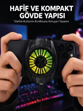 Telefon ve Tablet Uyumlu Manyetik Mobil Soğutucu Fan