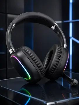 RGB Işıklı Bluetooth Mikrofonlu Kulaklık Uzun Süreli Kullanım Type-C Şarjlı