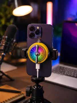 Telefon İçin RGB LED Manyetik Soğutma Fanı