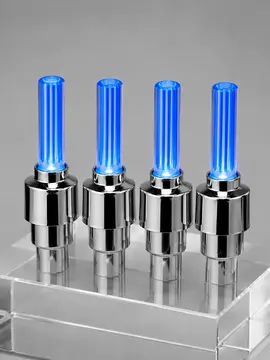 4'lü Araç Sibop LED Işığı Otomatik Açılan Lastik Işığı Seti