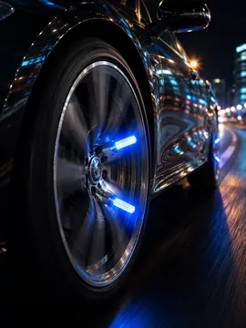 Hareketle Yanan LED Sibop Işığı 4'lü Araç Lastik Lambası