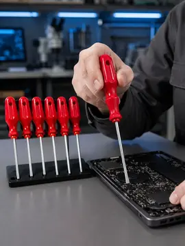 7'li Düz ve Yıldız Tornavida Seti Çelik Manyetik Uçlu
