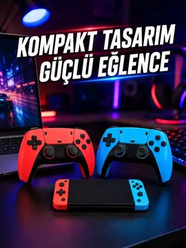 Kablosuz Retro Oyun Konsolu HDMI TV Bağlantılı Çift Gamepad Seti