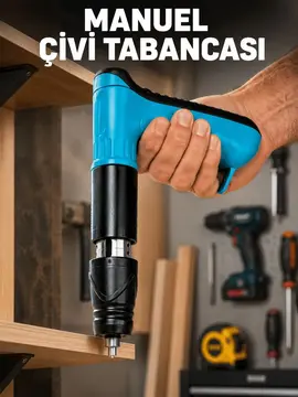 Metal Gövdeli El Tipi Çivi Tabancası Profesyonel Montaj Tabancası