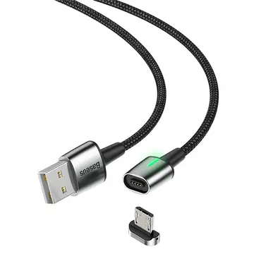 Baseus Zinc Magnetic Usb Kablo Şarj Android Mikro Başlık 2Metre 1.5A