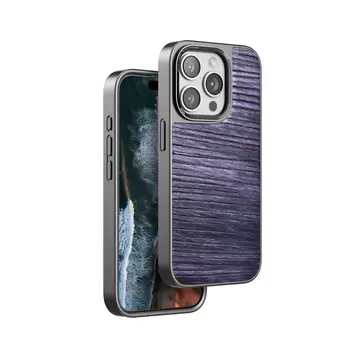 Venco  İphone 15 Pro Max Wave Kapak - Derin Mor