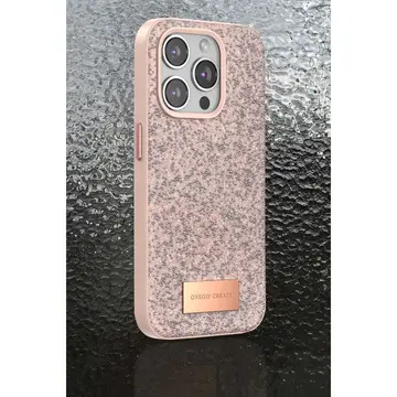 Onegif  İphone 15 Bright Simli Kapak - Gold