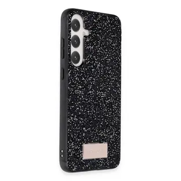 Onegif Samsung Galaxy A55 5g Bright Simli Kapak - Siyah