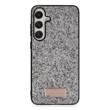 Onegif Samsung Galaxy A55 5g Bright Simli Kapak - Gümüş