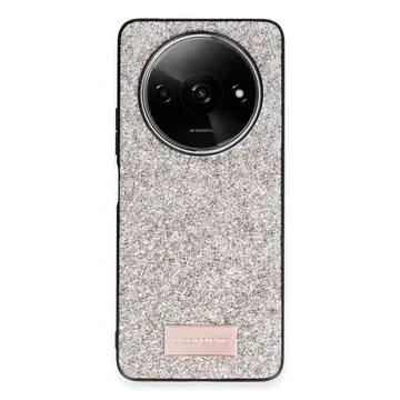 Onegif Xiaomi Redmi A3 4g Bright Simli Kapak - Gold