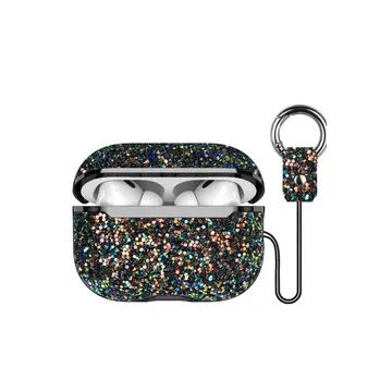 Onegif  Airpods 3 (3.nesil) Bright Simli Airpods Kapak - Siyah