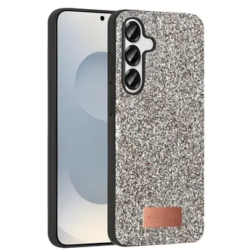 Onegif Samsung Galaxy S25 Bright Simli Kapak - Gold