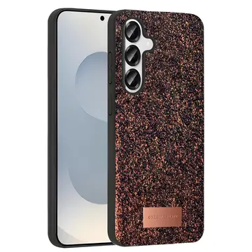 Onegif Samsung Galaxy S25 Plus Bright Simli Kapak - Derin Mor