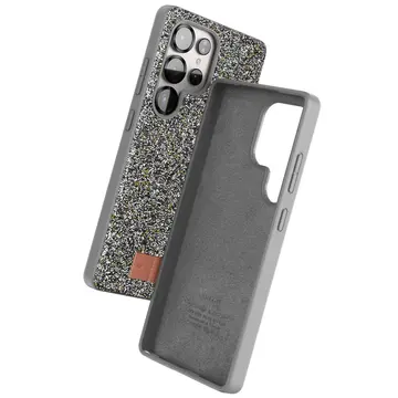 Onegif Samsung Galaxy S25 Ultra Bright Simli Kapak - Gümüş