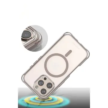 Onegif  İphone 15 Pro Max Hulk Magsafe Kapak - Beyaz