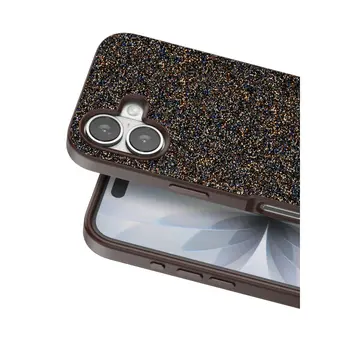 Onegif  İphone 17 Bright Simli Kapak - Gold