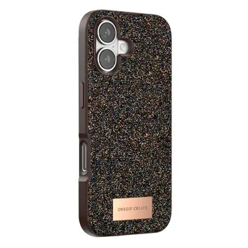Onegif  İphone 17 Bright Simli Kapak - Gold