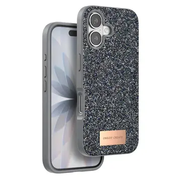 Onegif  İphone 17 Bright Simli Kapak - Gümüş
