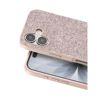 Onegif  İphone 17 Bright Simli Kapak - Pembe