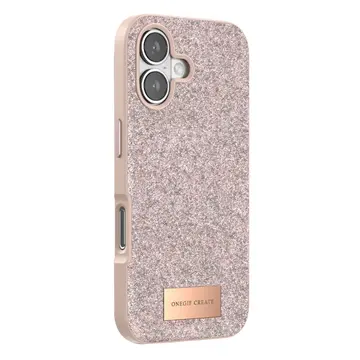 Onegif  İphone 17 Bright Simli Kapak - Pembe