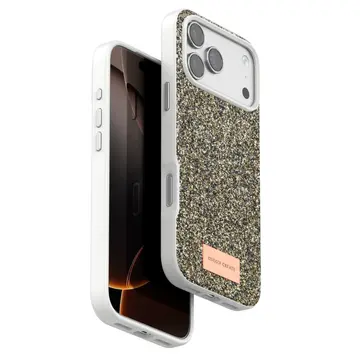 Onegif  İphone 17 Pro Bright Simli Kapak - Çöl Titanyum