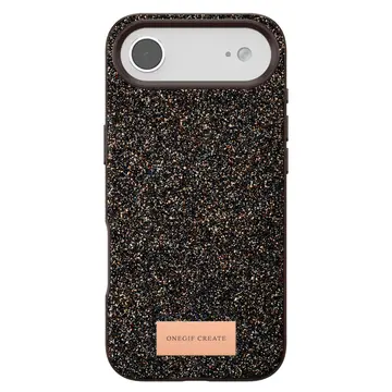 Onegif  İphone 17 Air Bright Simli Kapak - Gold