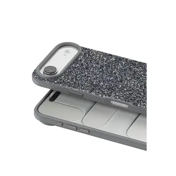 Onegif  İphone 17 Air Bright Simli Kapak - Gümüş