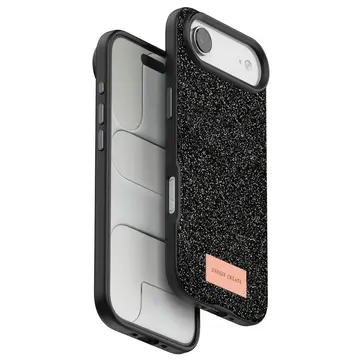Onegif  İphone 17 Air Bright Simli Kapak - Siyah