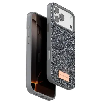 Onegif  İphone 17 Pro Max Bright Simli Kapak - Gümüş