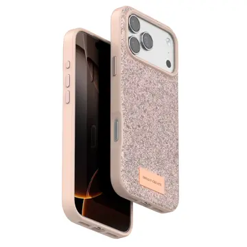 Onegif  İphone 17 Pro Max Bright Simli Kapak - Pembe