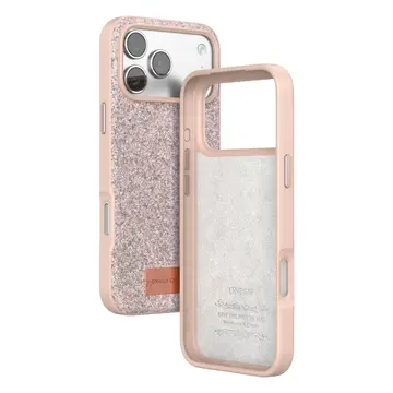 Onegif  İphone 17 Pro Max Bright Simli Kapak - Pembe