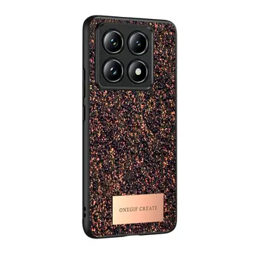 Onegif Xiaomi Mi 14t Pro Bright Simli Kapak - Derin Mor