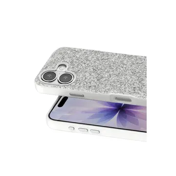 Onegif  İphone 17 Bright Simli Kapak - Beyaz