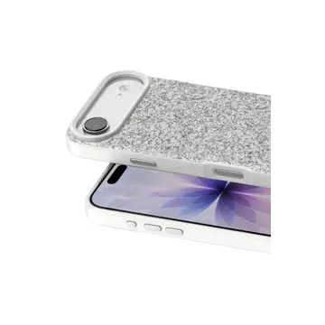 Onegif  İphone 17 Air Bright Simli Kapak - Beyaz