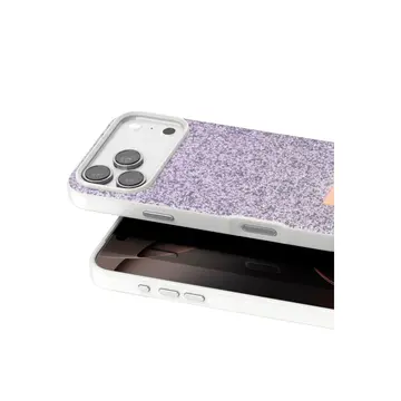 Onegif  İphone 17 Pro Bright Simli Kapak - Lila