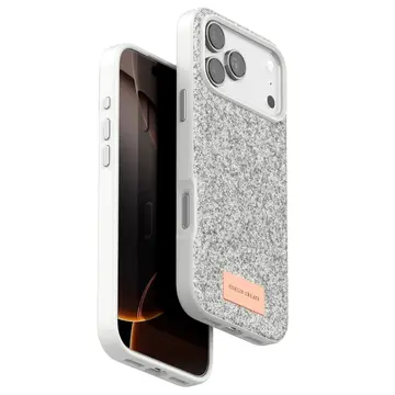 Onegif  İphone 17 Pro Bright Simli Kapak - Beyaz