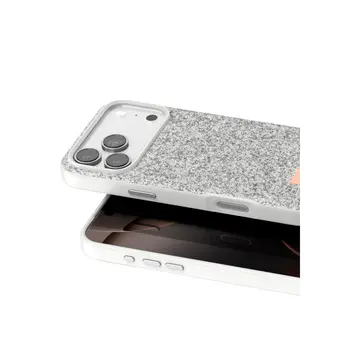 Onegif  İphone 17 Pro Bright Simli Kapak - Beyaz