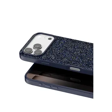 Onegif  İphone 17 Pro Bright Simli Kapak - Mavi