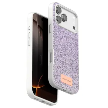 Onegif  İphone 17 Pro Max Bright Simli Kapak - Lila