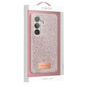 Onegif Samsung Galaxy S26 Plus Bright Simli Kapak - Gold
