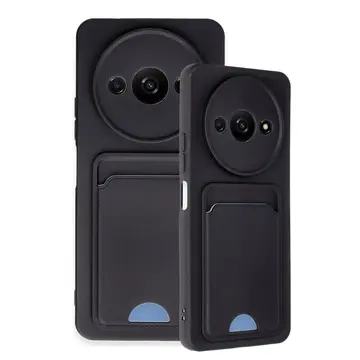 Xiaomi Redmi A3 4g Kılıf Kelvin Kartvizitli Silikon - Siyah