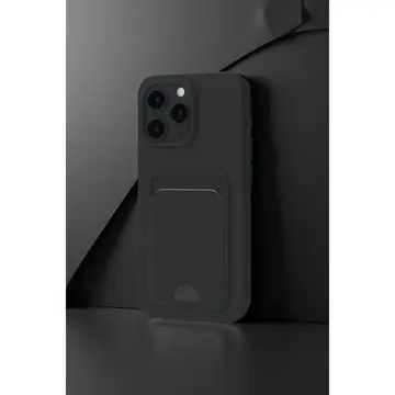 İphone 16 Pro Kılıf Kelvin Kartvizitli Silikon - Lacivert