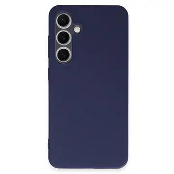 Samsung Galaxy S24 Kılıf First Silikon - Lacivert