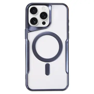 İphone 16 Pro Kılıf Boyi Magsafe Silikon Kapak - Lacivert