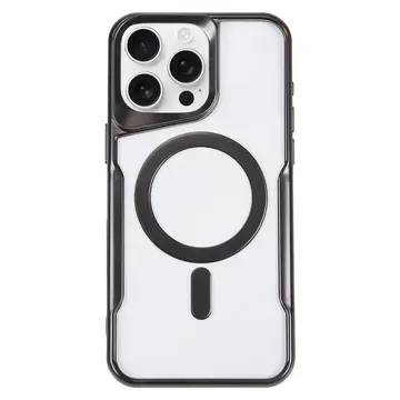 İphone 16 Pro Max Kılıf Boyi Magsafe Silikon Kapak - Siyah