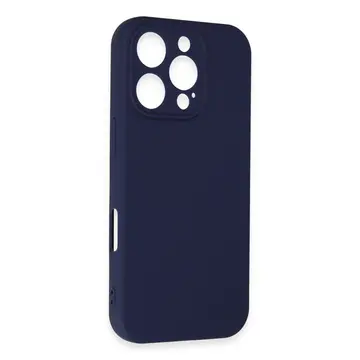 İphone 16 Pro Kılıf First Silikon - Lacivert