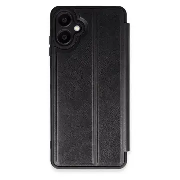 Samsung Galaxy A06 Kılıf Flip Cover - Siyah