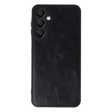 Samsung Galaxy A16 5g Kılıf Aras Deri Kapak - Siyah