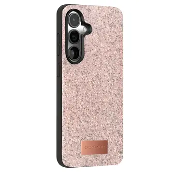 Onegif Samsung Galaxy S25 Bright Simli Kapak - Pembe