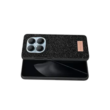 Onegif Xiaomi Redmi Note 15 Pro 4g Bright Simli Kapak - Siyah